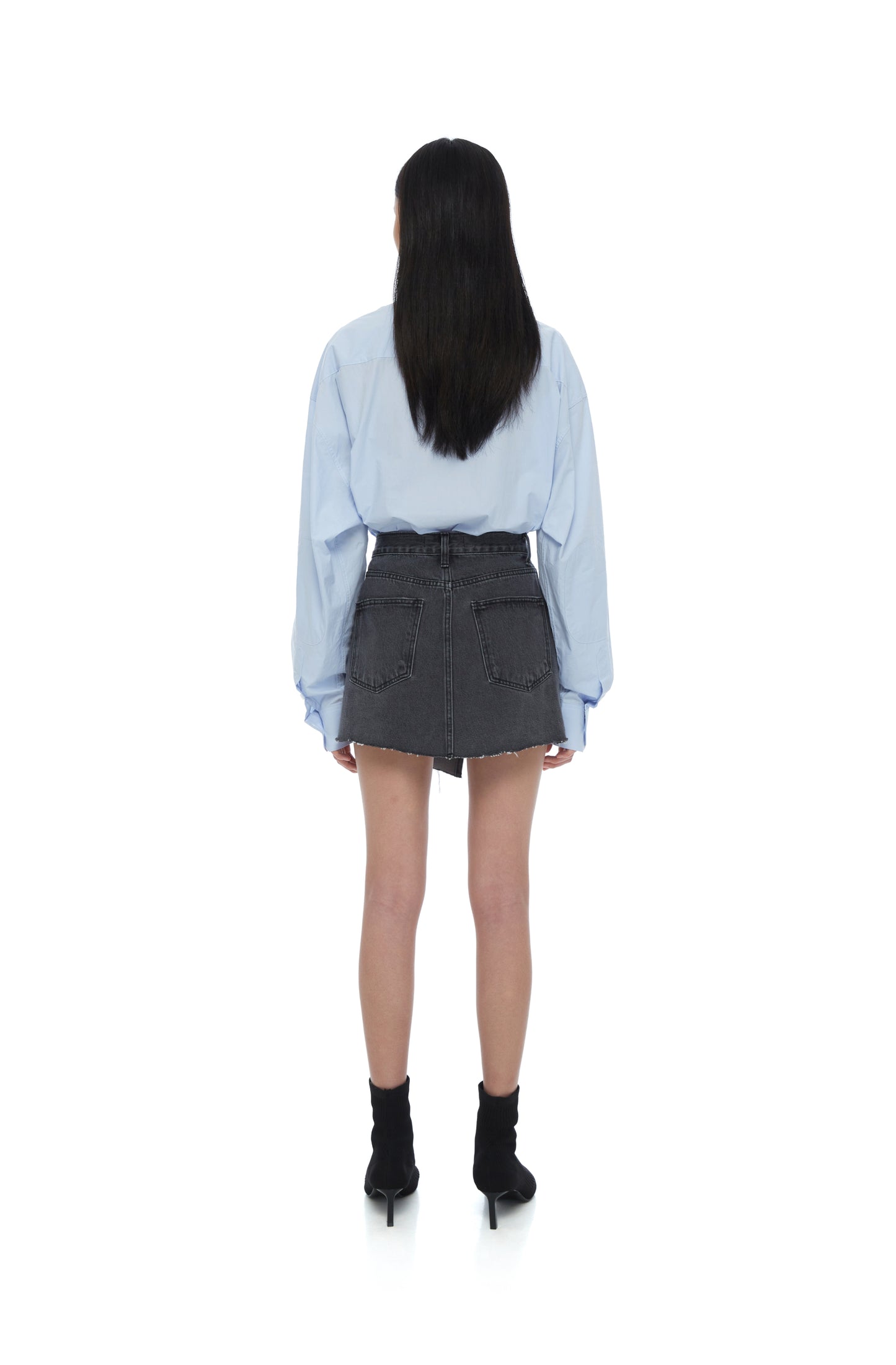 ASYMMETRICAL MINI SKIRT