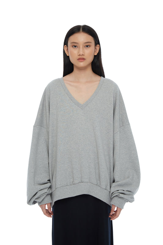 OVERSIZED COTTON SWEARTSHIRT