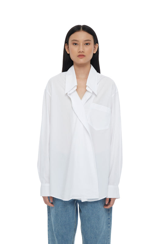 ASYMMETRICAL WIDE SHIRT