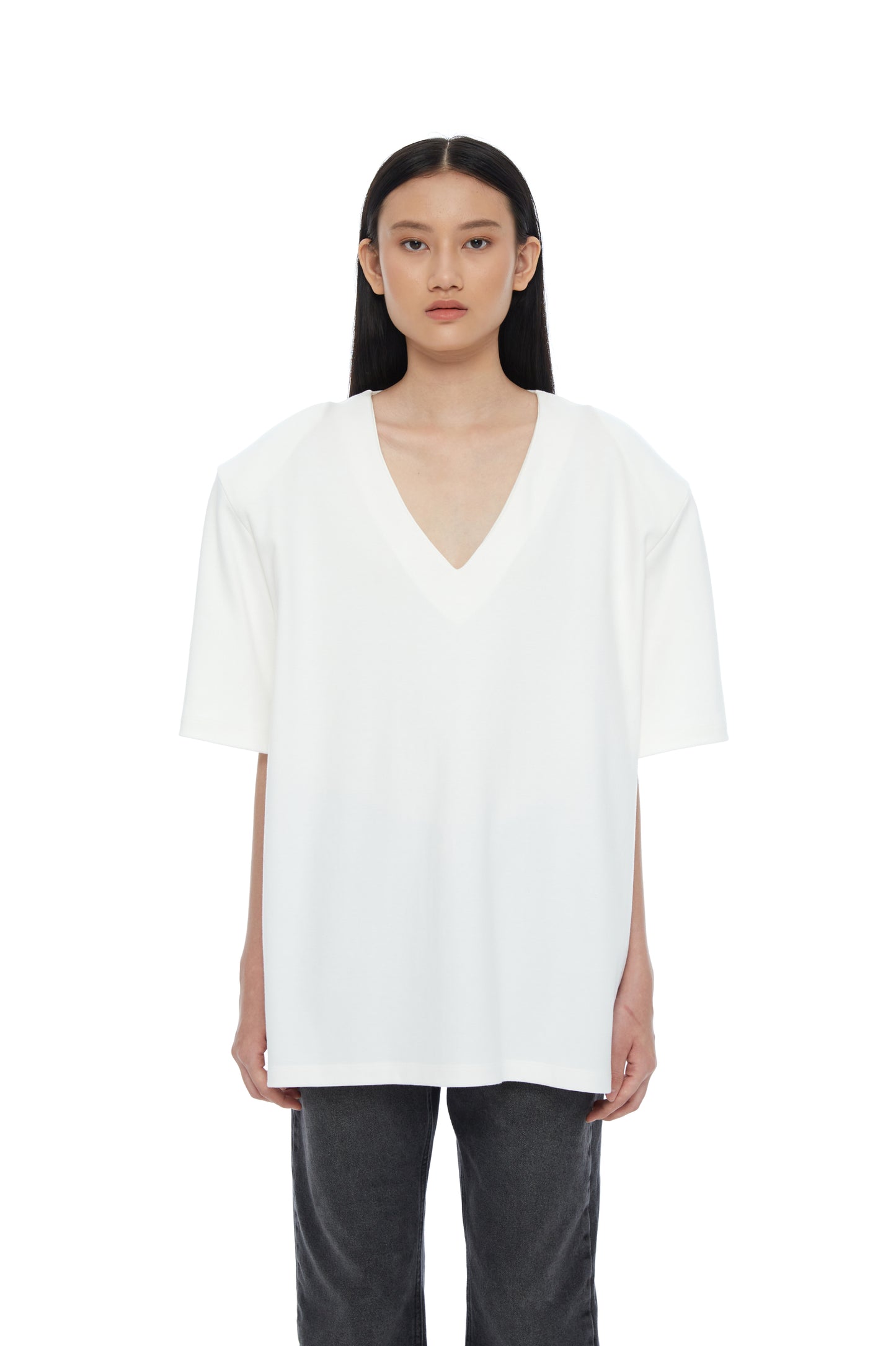 PADDED SHOULDER T-SHIRT