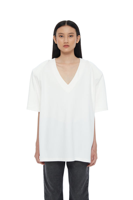 PADDED SHOULDER T-SHIRT