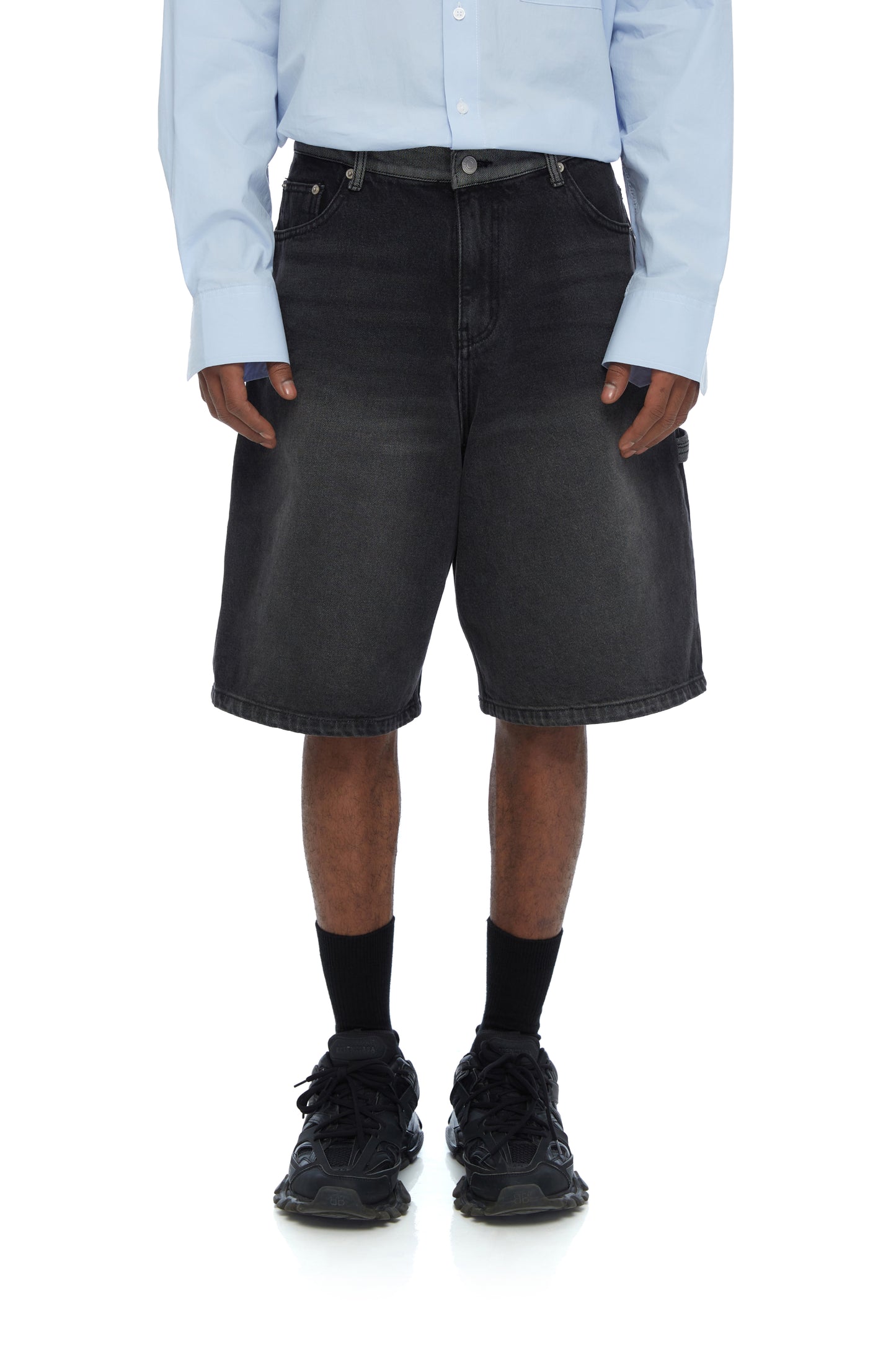 DENIM BERMUDA SHORTS